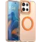 Phonesta HardFrost Back Cover hoesje met MagSafe voor Motorola Moto G86 - Mat Oranje