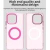 Phonesta HardFrost Back Cover hoesje met MagSafe voor Motorola Moto G86 - Mat Roze 3