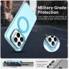 Phonesta HardFrost Back Cover hoesje met MagSafe voor Xiaomi 15T Pro - Mat Blauw 7