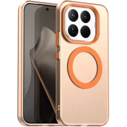 Phonesta HardFrost Back Cover hoesje met MagSafe voor Xiaomi 15T Pro - Mat Oranje