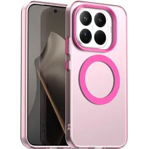 Phonesta HardFrost Back Cover hoesje met MagSafe voor Xiaomi 15T Pro - Mat Roze