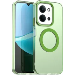 Phonesta HardFrost Back Cover hoesje met MagSafe voor Xiaomi Redmi 15C / Xiaomi Poco C85 - Mat Groen