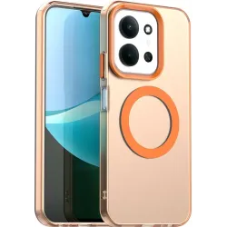 Phonesta HardFrost Back Cover hoesje met MagSafe voor Xiaomi Redmi 15C / Xiaomi Poco C85 - Mat Oranje