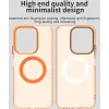 Phonesta HardFrost Back Cover hoesje met MagSafe voor Xiaomi Redmi 15C / Xiaomi Poco C85 - Mat Oranje 3