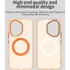 Phonesta HardFrost Back Cover hoesje met MagSafe voor HONOR 400 - Mat Oranje 3
