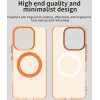 Phonesta HardFrost Back Cover hoesje met MagSafe voor HONOR 400 Lite - Mat Oranje 3