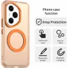 Phonesta HardFrost Back Cover hoesje met MagSafe voor HONOR 400 Pro - Mat Oranje 5