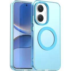 Phonesta HardFrost Back Cover hoesje met MagSafe voor Xiaomi Poco F7 - Mat Blauw