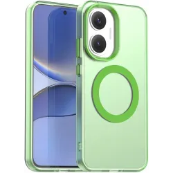 Phonesta HardFrost Back Cover hoesje met MagSafe voor Xiaomi Poco F7 - Mat Groen