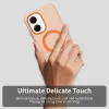 Phonesta HardFrost Back Cover hoesje met MagSafe voor Xiaomi Poco F7 - Mat Oranje 4