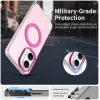 Phonesta HardFrost Back Cover hoesje met MagSafe voor Xiaomi Poco F7 - Mat Roze 7