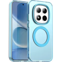Phonesta HardFrost Back Cover hoesje met MagSafe voor Xiaomi Redmi Note 15 Pro 5G - Mat Blauw