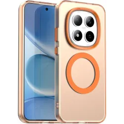 Phonesta HardFrost Back Cover hoesje met MagSafe voor Xiaomi Redmi Note 15 Pro 5G - Mat Oranje