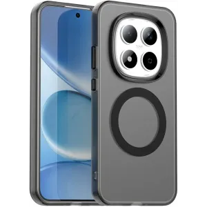 Phonesta HardFrost Back Cover hoesje met MagSafe voor Xiaomi Redmi Note 15 Pro 5G - Mat Zwart