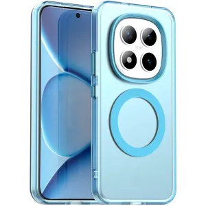 Phonesta HardFrost Back Cover hoesje met MagSafe voor Xiaomi Redmi Note 15 Pro Plus / Xiaomi Poco M8 Pro - Mat Blauw