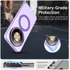 Phonesta HardFrost Back Cover hoesje met MagSafe voor HONOR Magic8 Lite - Mat Paars 6