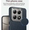 Phonesta IMD Carbon Fiber Back Cover hoesje voor Xiaomi 14T - Donkerblauw 5