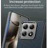 Phonesta IMD Carbon Fiber Back Cover hoesje voor Xiaomi 14T - Donkerblauw 7