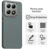 Phonesta IMD Carbon Fiber Back Cover hoesje voor Xiaomi 14T - Grijs 2