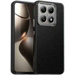 Phonesta IMD Carbon Fiber Back Cover hoesje voor Xiaomi 14T - Zwart