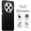 Phonesta IMD Carbon Fiber Back Cover hoesje voor Xiaomi Redmi 14C / Xiaomi Poco C75 - Zwart 2