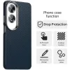 Phonesta IMD Carbon Fiber Back Cover hoesje voor Oppo A60 - Donkerblauw 2