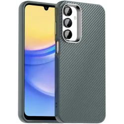 Phonesta IMD Carbon Fiber Back Cover hoesje voor Samsung Galaxy A16 - Grijs