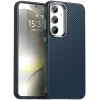 Phonesta IMD Carbon Fiber Back Cover hoesje voor Samsung Galaxy S23 FE - Donkerblauw