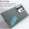 Phonesta IMD Carbon Fiber Back Cover hoesje voor Samsung Galaxy S24 Ultra - Grijs 4