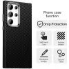 Phonesta IMD Carbon Fiber Back Cover hoesje voor Samsung Galaxy S24 Ultra - Zwart 2