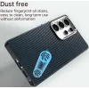 Phonesta IMD Carbon Fiber Back Cover hoesje voor Samsung Galaxy S25 Ultra - Donkerblauw 4
