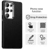Phonesta IMD Carbon Fiber Back Cover hoesje voor Samsung Galaxy S25 Ultra - Zwart 2
