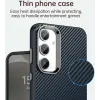 Phonesta IMD Carbon Fiber Back Cover hoesje voor Samsung Galaxy S25/S24 - Donkerblauw 5