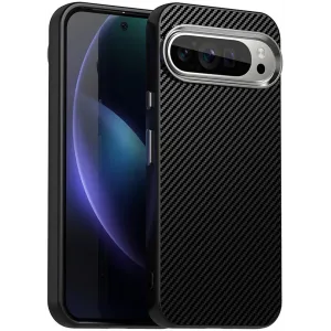 Phonesta IMD Carbon Fiber Back Cover hoesje voor Google Pixel 9 Pro XL - Zwart