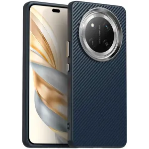 Phonesta IMD Carbon Fiber Back Cover hoesje voor HONOR Magic7 Lite/X9c - Donkerblauw