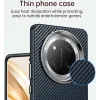 Phonesta IMD Carbon Fiber Back Cover hoesje voor HONOR Magic7 Lite/X9c - Donkerblauw 5