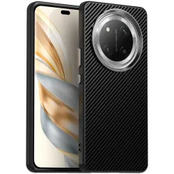 Phonesta IMD Carbon Fiber Back Cover hoesje voor HONOR Magic7 Lite/X9c - Zwart
