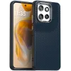 Phonesta IMD Carbon Fiber Back Cover hoesje voor Motorola Edge 60 Neo/Edge 50 Neo / ThinkPhone 25 - Donkerblauw