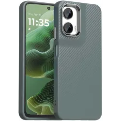 Phonesta IMD Carbon Fiber Back Cover hoesje voor Motorola Moto G35 - Grijs