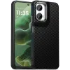 Phonesta IMD Carbon Fiber Back Cover hoesje voor Motorola Moto G35 - Zwart