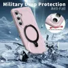 Phonesta IronLock Back Cover hoesje met ring en MagSafe voor Samsung Galaxy A17/A16/A26 - Roze 3