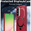 Phonesta IronLock Back Cover hoesje met ring en MagSafe voor Samsung Galaxy A36/A56 - Rood 4