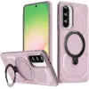 Phonesta IronLock Back Cover hoesje met ring en MagSafe voor Samsung Galaxy A36/A56 - Roze