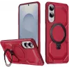 Phonesta IronLock Back Cover hoesje met ring en MagSafe voor Samsung Galaxy S25 Edge - Rood