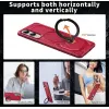 Phonesta IronLock Back Cover hoesje met ring en MagSafe voor Samsung Galaxy S25 Edge - Rood 6