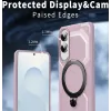 Phonesta IronLock Back Cover hoesje met ring en MagSafe voor Samsung Galaxy S25 Edge - Roze 4