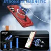 Phonesta IronLock Back Cover hoesje met ring en MagSafe voor Samsung Galaxy S25 Plus/S24 Plus - Rood 2