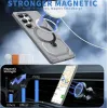 Phonesta IronLock Back Cover hoesje met ring en MagSafe voor Samsung Galaxy S25 Ultra - Grijs 2