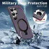 Phonesta IronLock Back Cover hoesje met ring en MagSafe voor Samsung Galaxy S25 Ultra - Paars 3