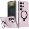 Phonesta IronLock Back Cover hoesje met ring en MagSafe voor Samsung Galaxy S25 Ultra - Roze